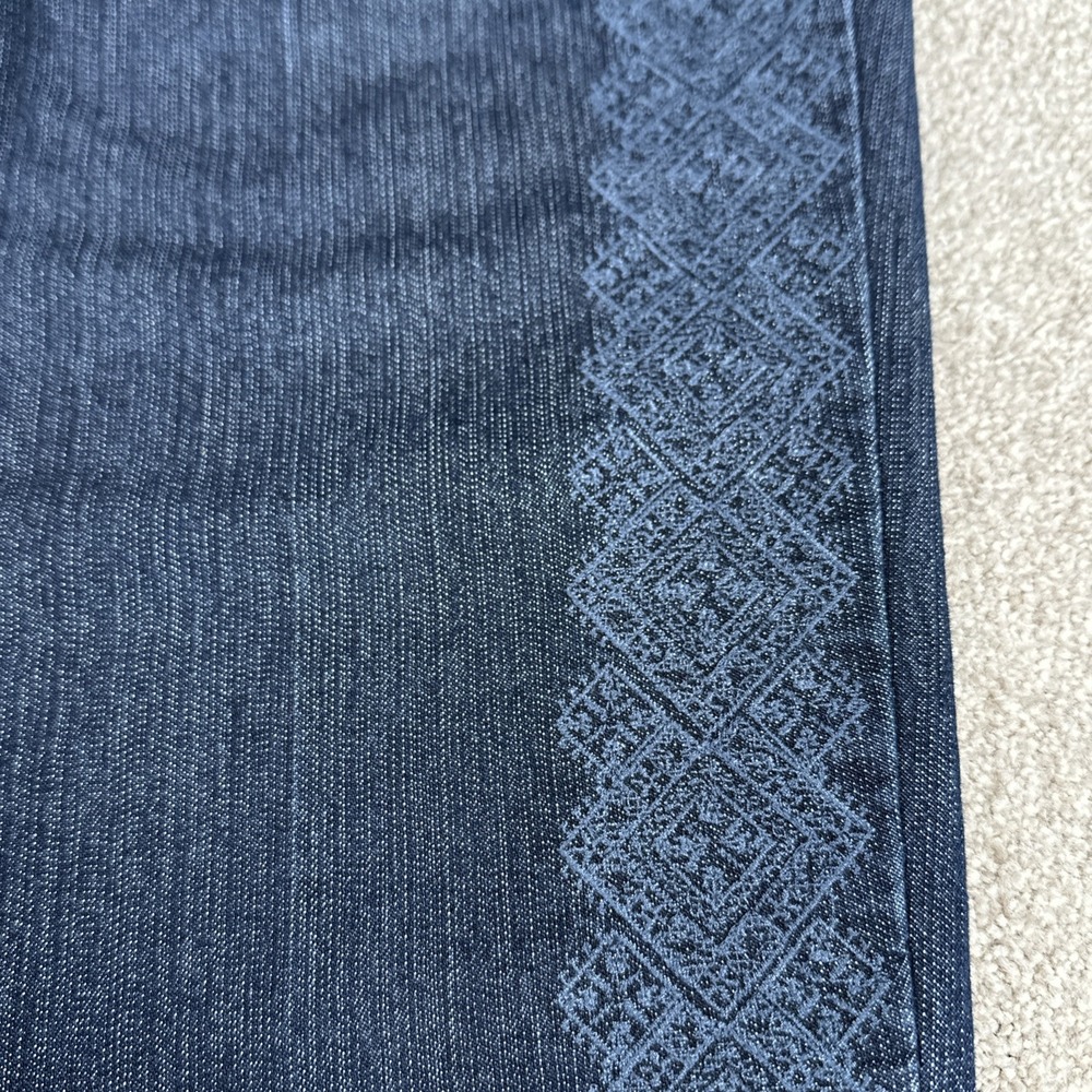CJ Banks Women Denim Mod Curvy Fit Capri Petite Woman 6P Jeans A1705‎ embroidery - Picture 3 of 14